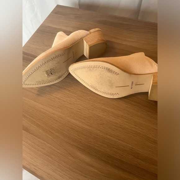 Suede Pointed Toe Mules - Picture 6 of 7